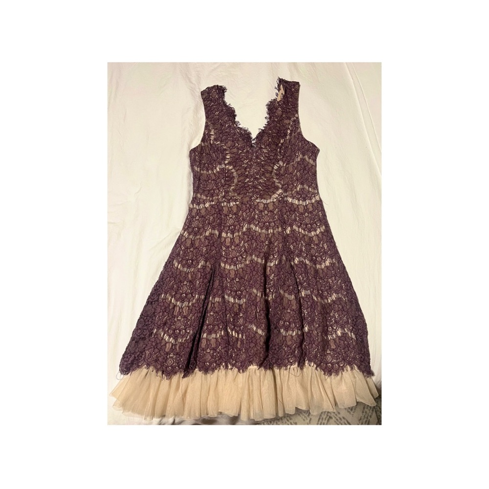 Trixxi Purple Lace Dress Size Medium (M)